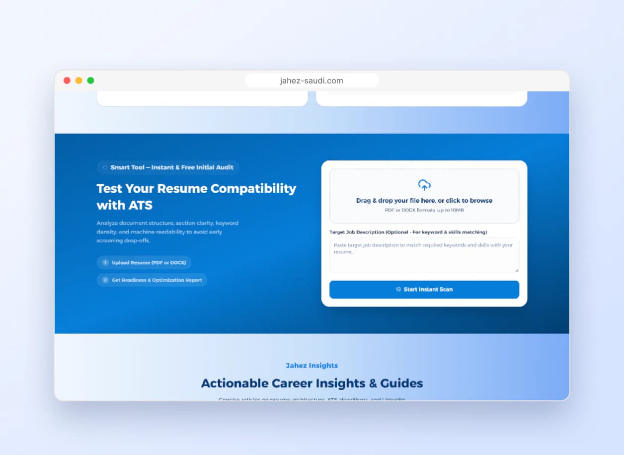 The smart ATS check